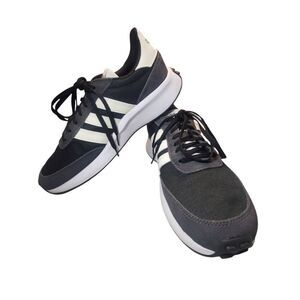 adidas Black and White Athletic Shoes